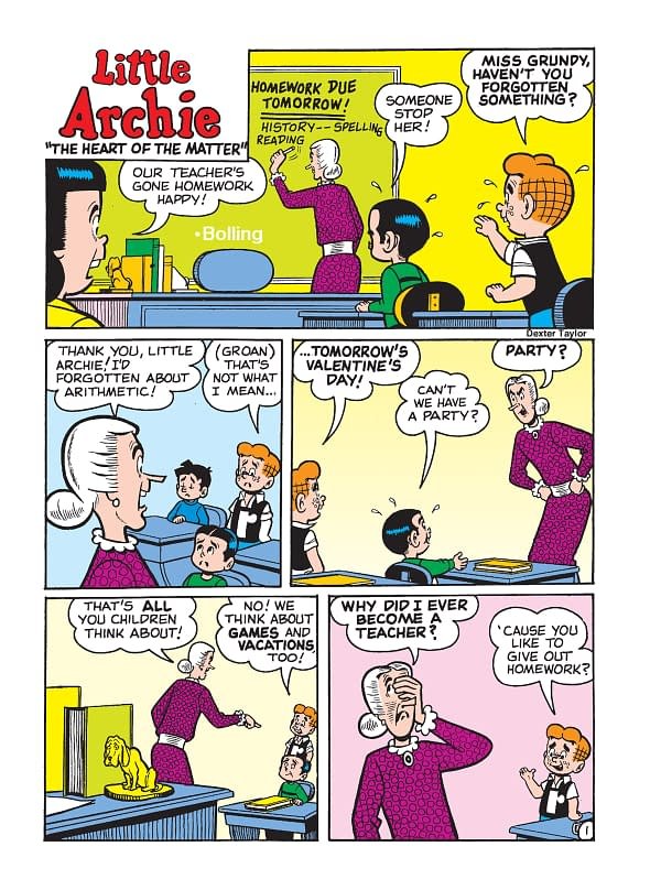 Interior preview page from Archie Jumbo Comics Digest #347