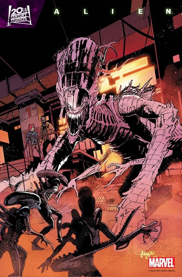 Cover image for ALIEN #4 JAVI FERNANDEZ COVER