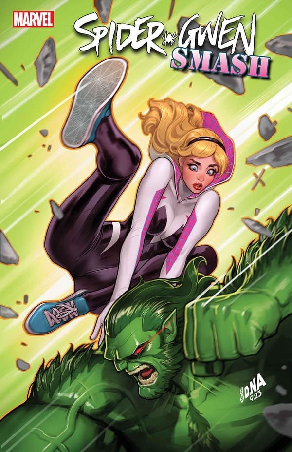 Cover image for SPIDER-GWEN: SMASH #3 DAVID NAKAYAMA COVER